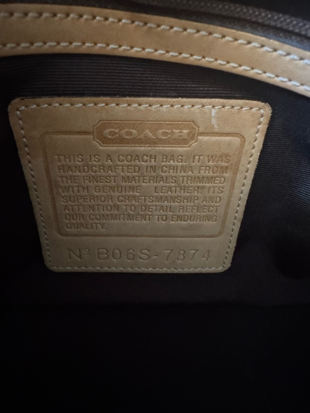 Coach Signature Tote & Wallet Set (Brown/Khaki) – Matching Bundle - Picture 11 of 16